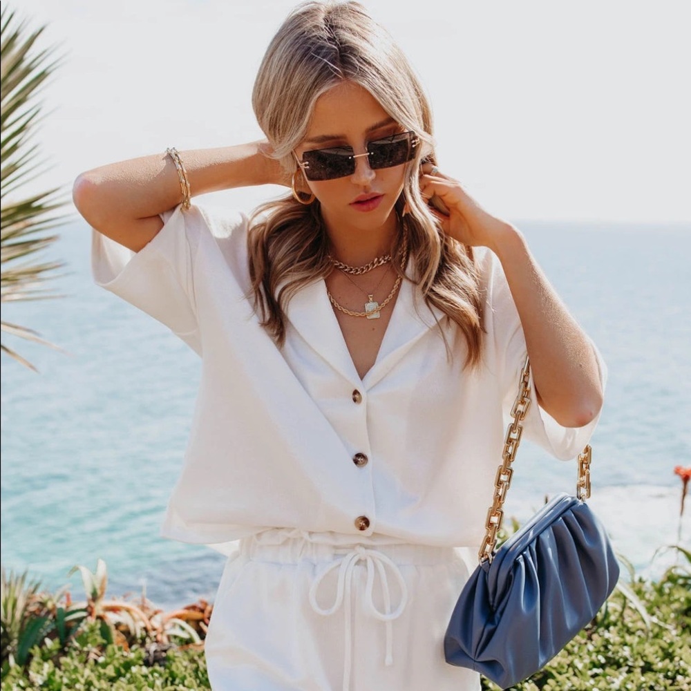 Vici | Dainton Cotton Button Down Top M